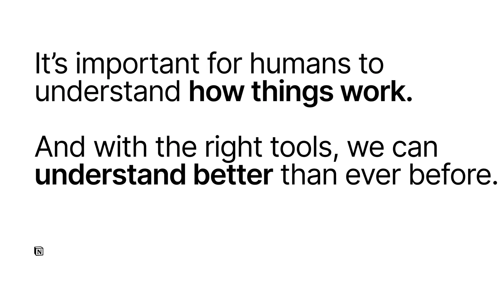 Closing slide: we can get deeper in the loop. It's up to us.